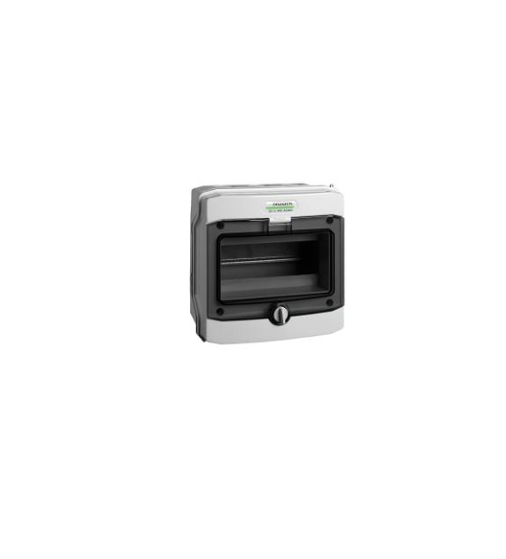Noark plast. obudowa instal., natynk., IP65, 1 rząd, 1x6 moduły PHS 6T